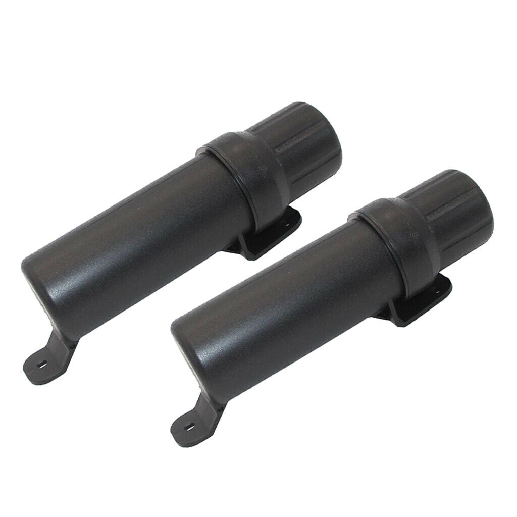 2x Waterproof Motorcycle Tool Tube 84mm Dia. Raincoat Storage Organizer