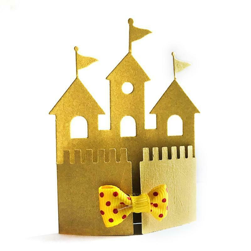 Castle Metal Cutting Die Stencil DIY Scrapbooking Album Paper Card Template Mold