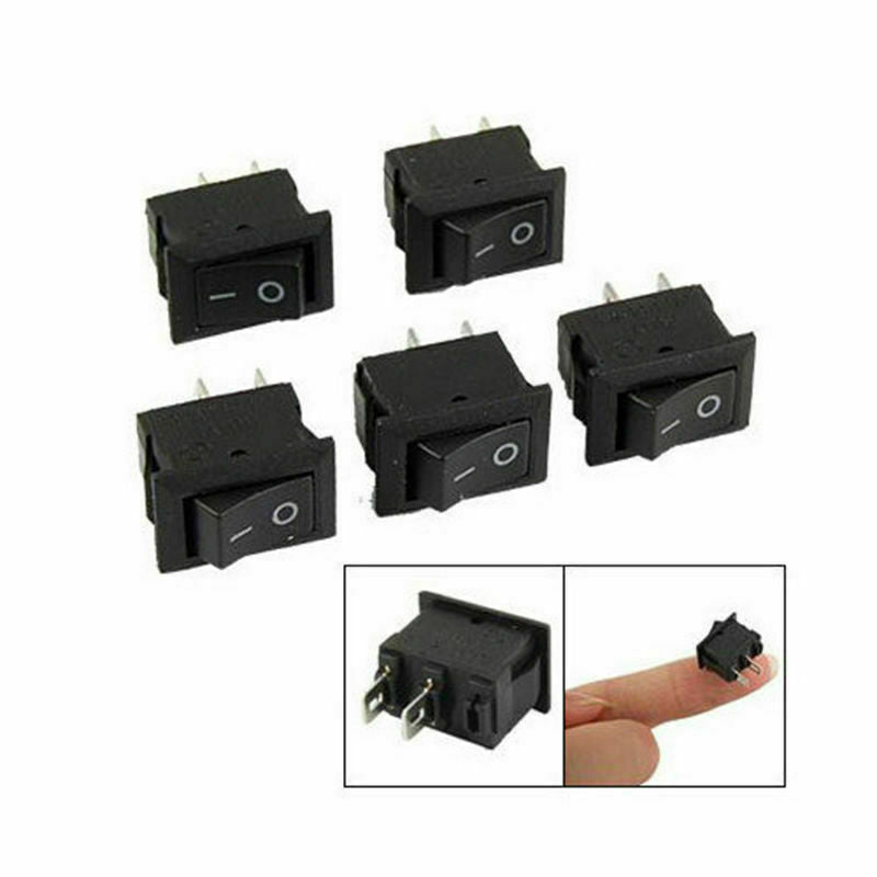 10 x Car Truck Boat Round Rocker 12V 16A 2-Pin ON/OFF Toggle SPST Switches Tools