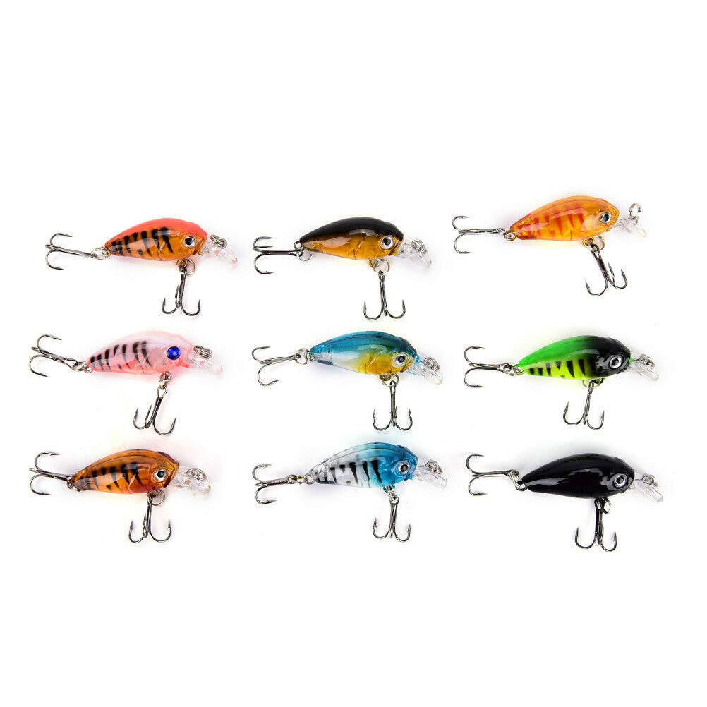 9X fishing lure hard bait pesca crazy wobbler swimbait crankbaits 4.5cm/4g BDAU