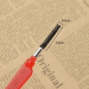 Portable Folding Eyelash Brush Mascara Wands Eyebrow Comb Makeup Tool Random 1pc