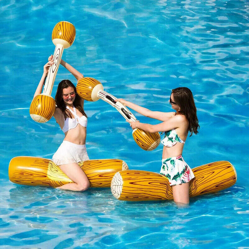 Inflatable Joust Swimming Ring Pool Float Game Toys Water Sports Playth JYDFAU