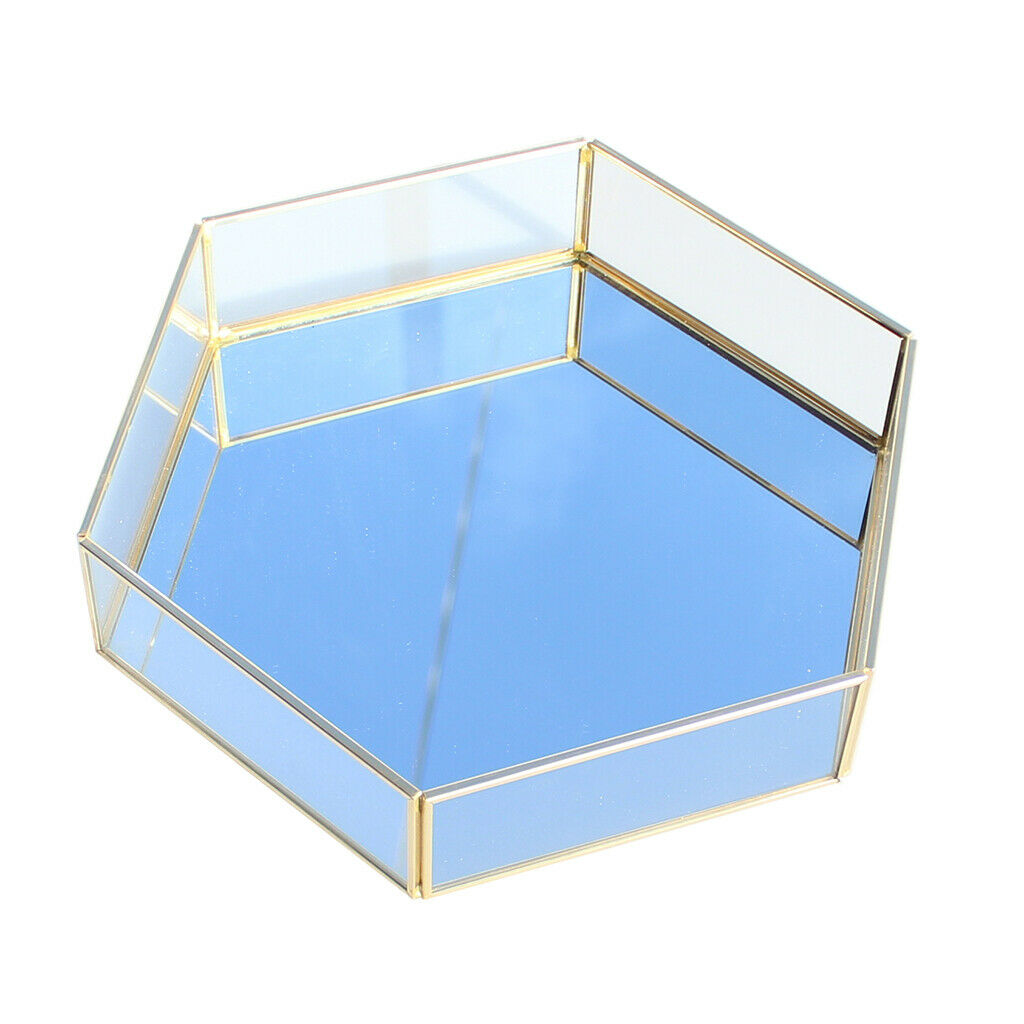Artistic Clear Glass Jewelry Box Succulent Moss Plant Terrarium Display Planter