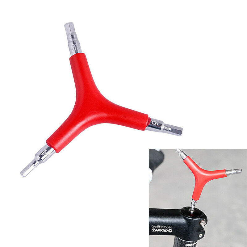 4/5/6mm Bike Bicycle Tools Y Type Hexagonal Wrench Allen Hex 3 Way Repair Acc
