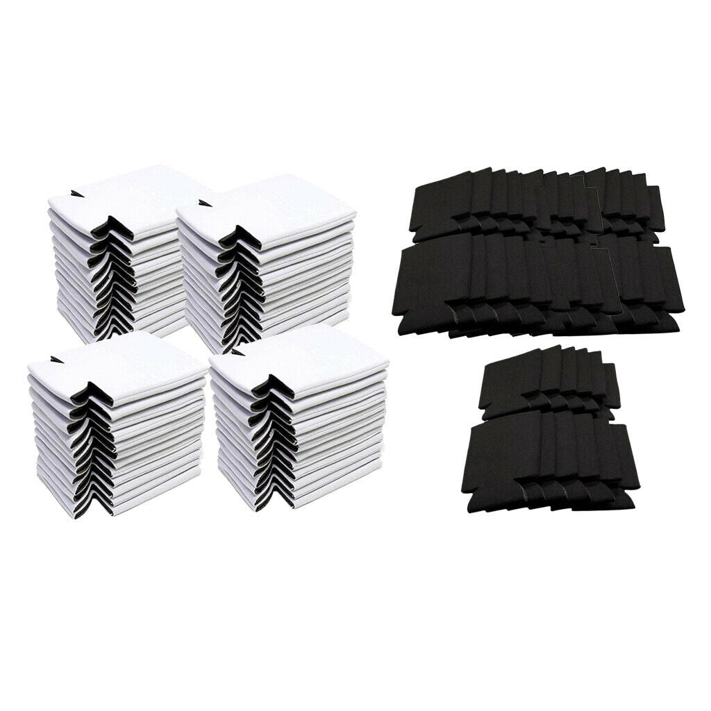 80x Cup Sleeve Beer Can Drink Holder Home Wedding Party Christmas Supplies