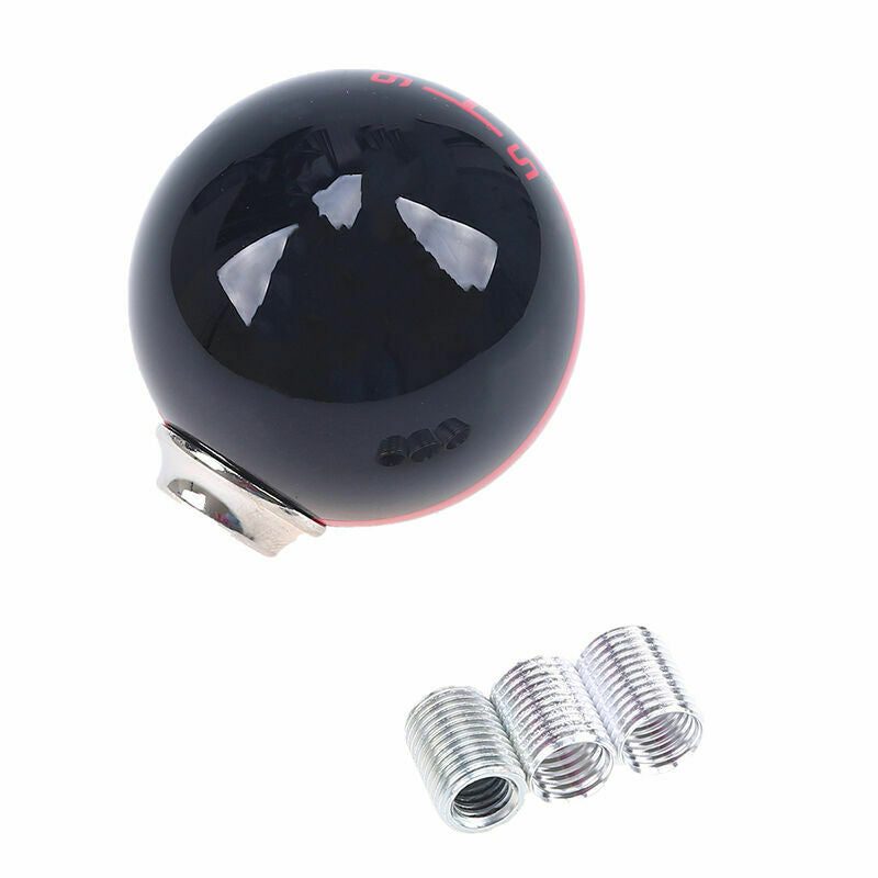 5 Speed Gear Shift Knob Shifter Black Red Ball For Ford Mustang Shelby GT 500