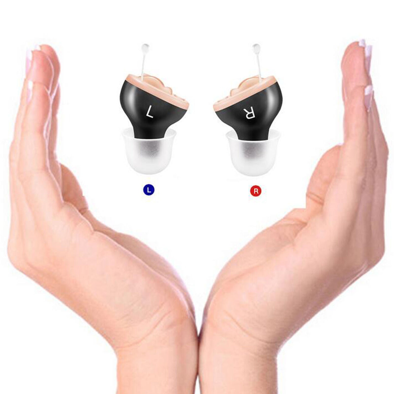 Mini Hearing Aids Digital Invisible In Ear Small Sound Voice Amplifier Enhancer