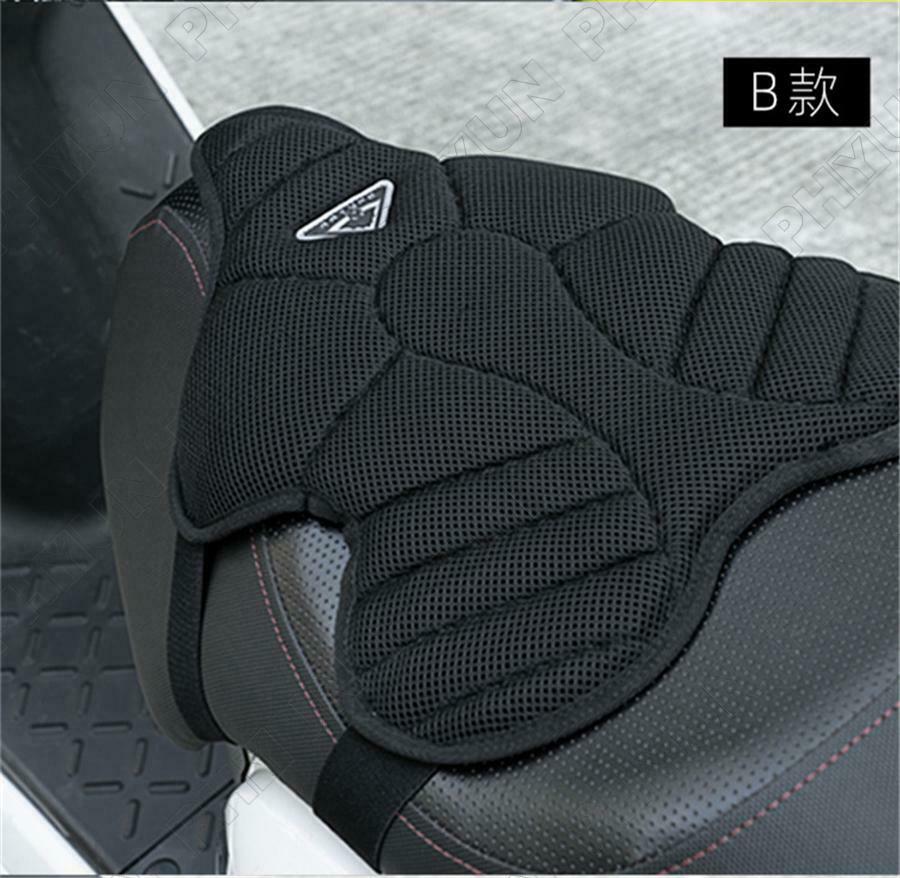 Motorcycle Seat Cover Cushion Heat Insulation Air Pad w/ Fixed Straps Universal