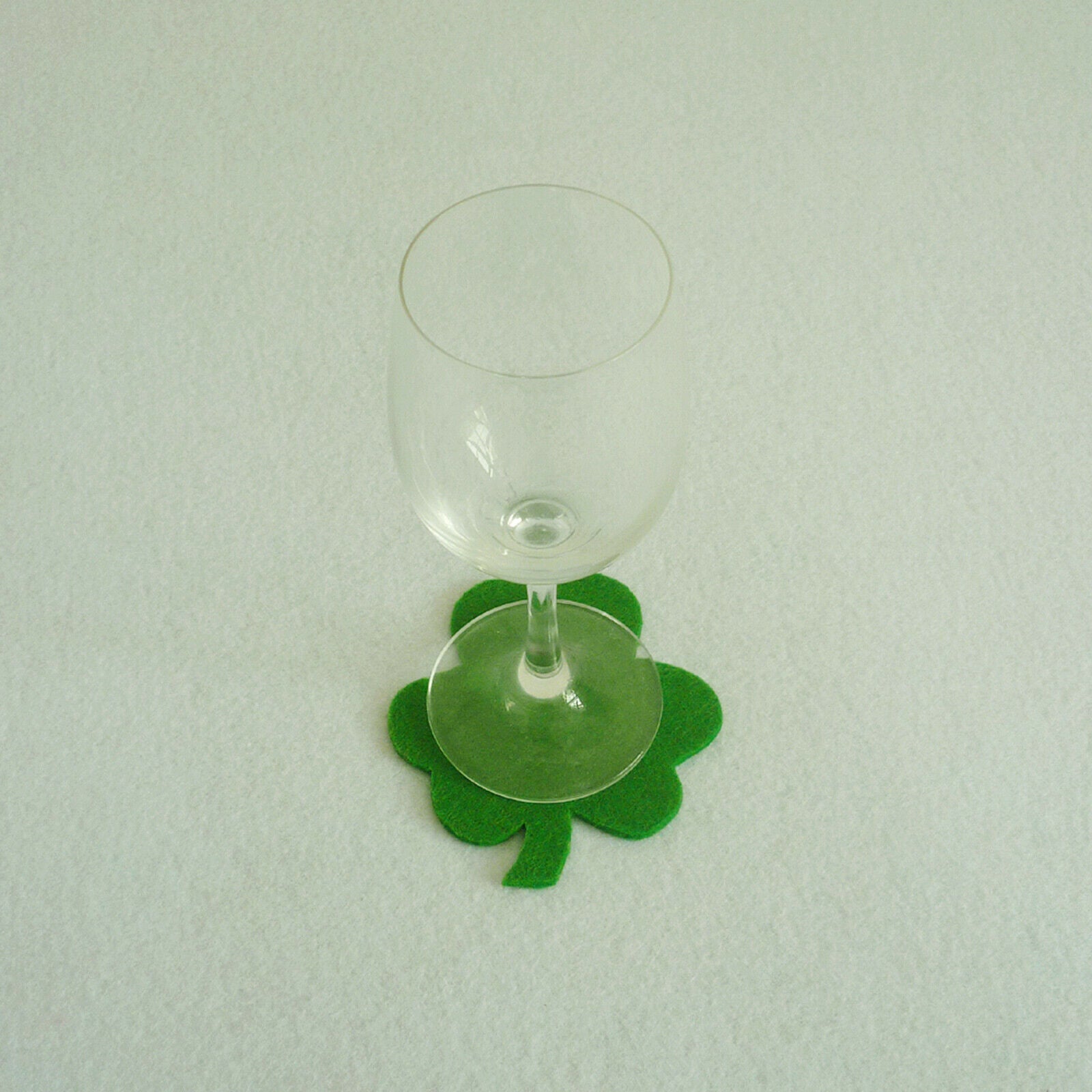 4 Pack St. Patrick's Day Coaster Pads Anti-slip Flower Home Decorations