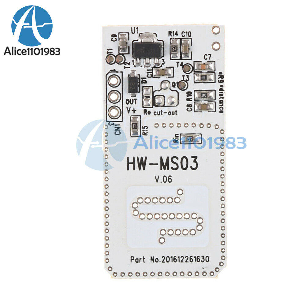 HW-MS03 2.4-5.8GHz Microwave Radar Sensor Module High Performance For Arduino