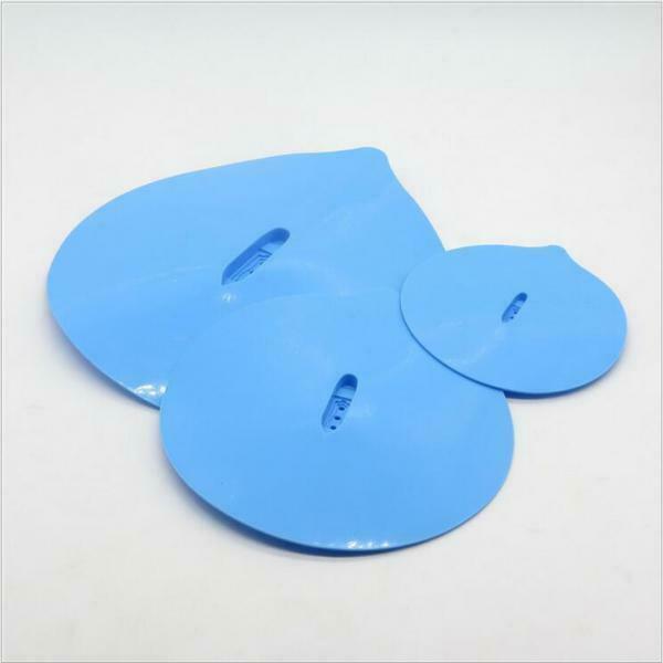 3x Silicone Boat Ship Shaped Pot Pan Cover Spill Stopper Lid Tools Resuable