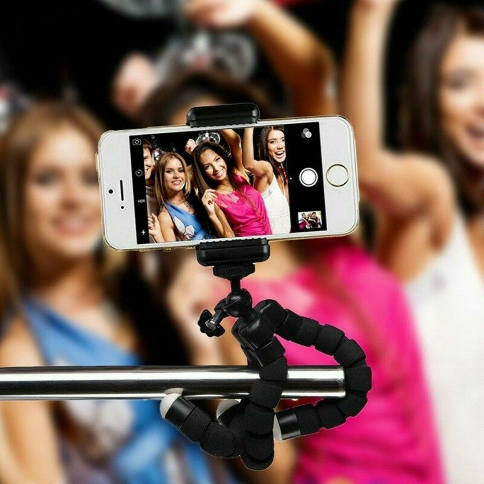 Universal Cell Phone Holder Flexible Octopus Tripod Bracket Selfie Stand Monopod