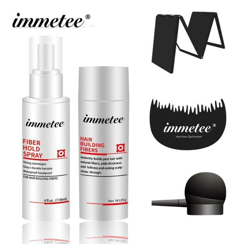 Hair Building Fibers Powder Comb Hairdressing Top Hairline Optimizer Enhancer