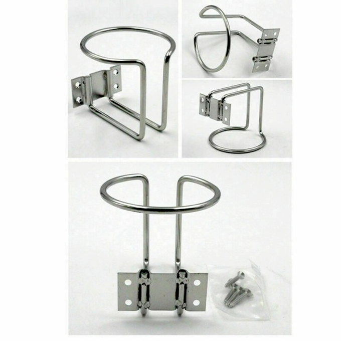 2PCS Stainless Cup Drink Holder Ring Marine Boat Car Truck Camper RV Universal