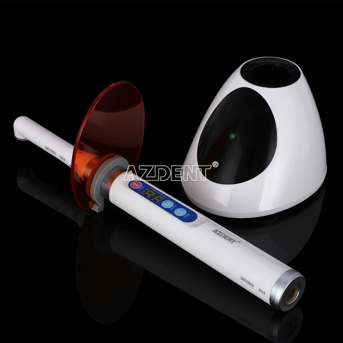 2X Dental Cordless iLed Curing Light Lamp 1 Second Cure 5W LED 2300mW/c㎡ White