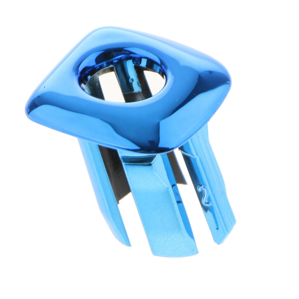 Car Door Window Pin Locking Knob Button Cover Trim for BMW F10 F18 Blue+Red