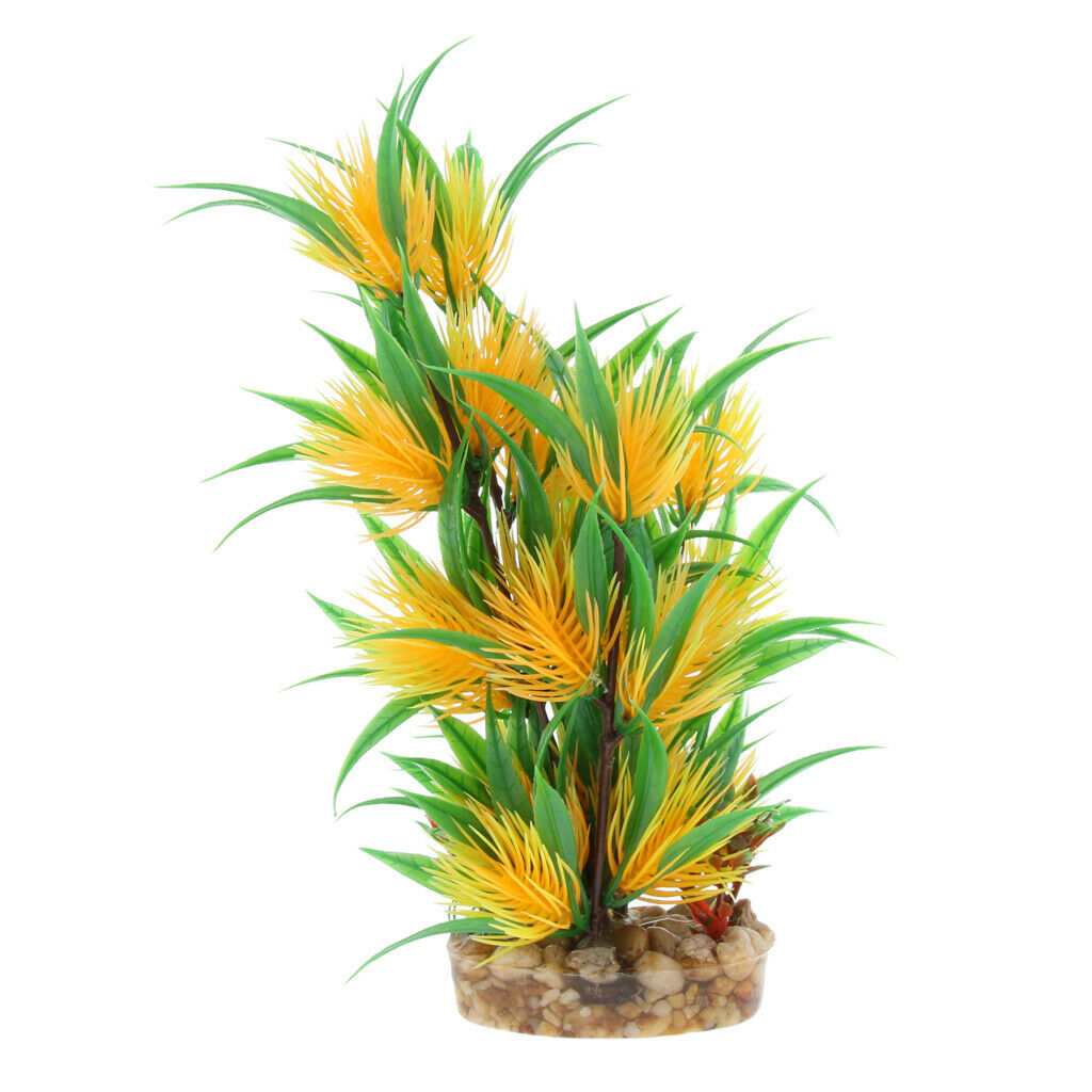 Underwater Artificial Plastic Plant Aquarium Decoration Accessories for Reptile