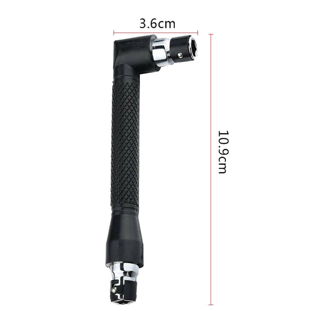 2 Packs 1/4'' Dual-drive Head  Ratchet Wrench Screwdriver Bit And Socket