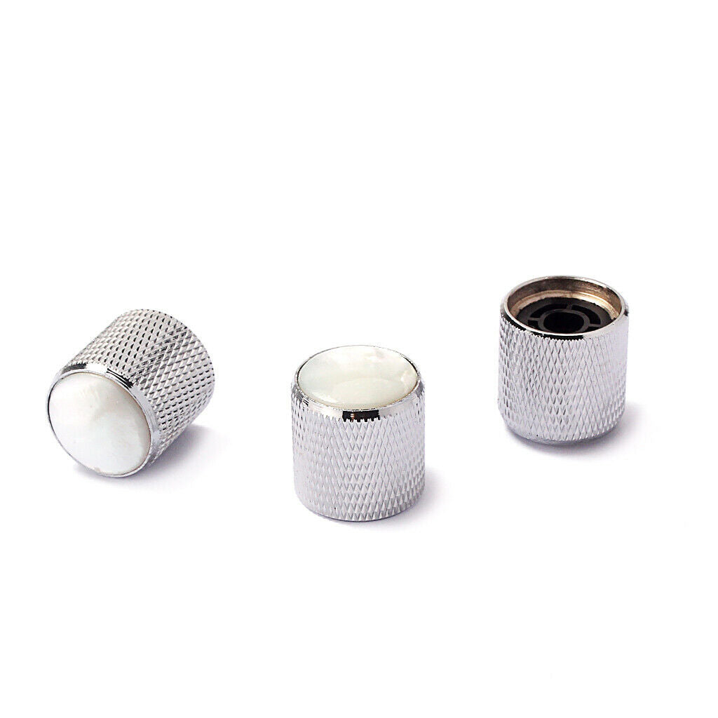 Durable Domed Volume Tone Control Knobs for Guitar/Bass 3 Pcs of Pack