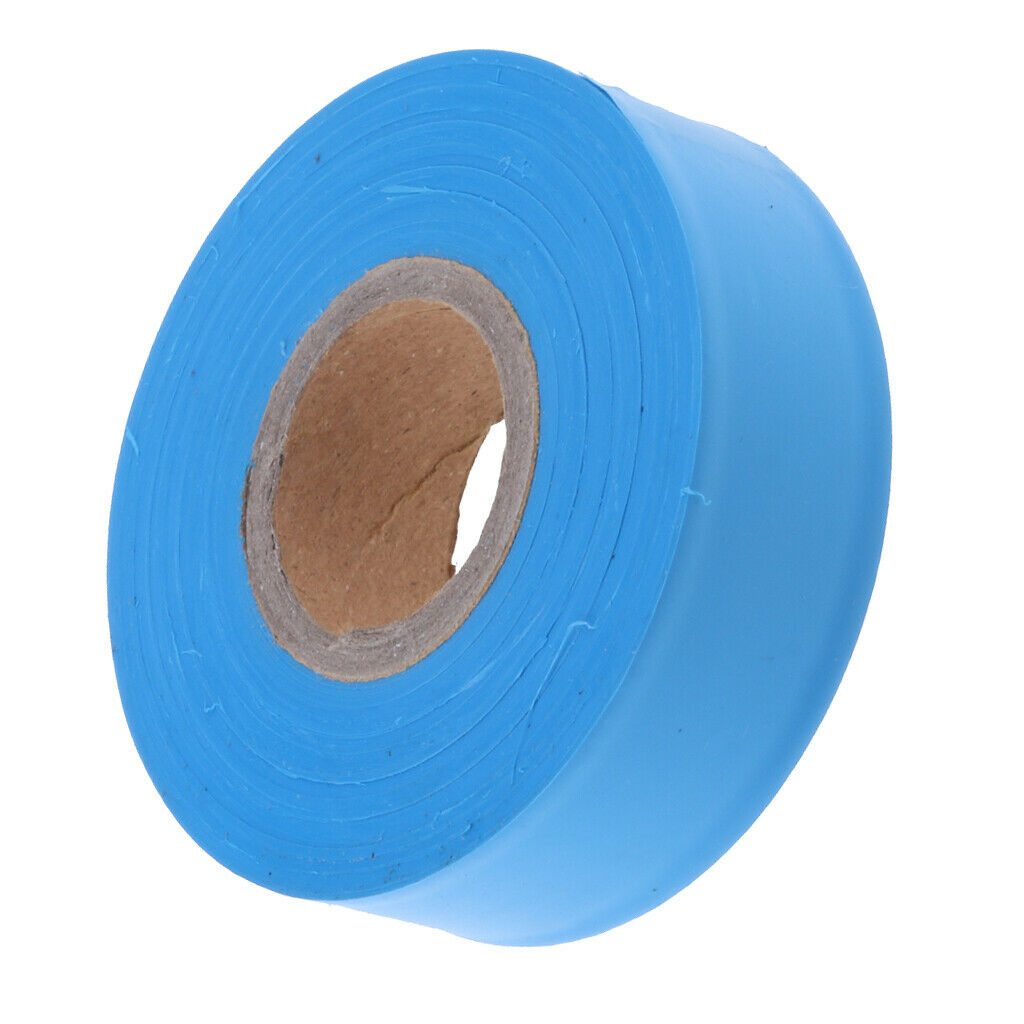 2 Pack Flagging Tape Non-Adhesive Plastic Ribbon 148 Feet 1 inch Wide Outdoor