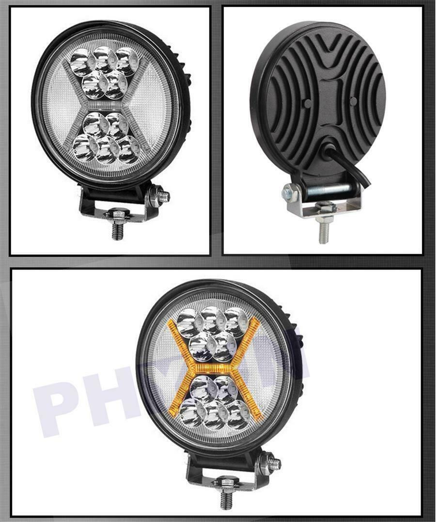 2pc 117W 4inch Spot Flood Light Bar Off Road 4x4 accessories Combo for Truck SUV