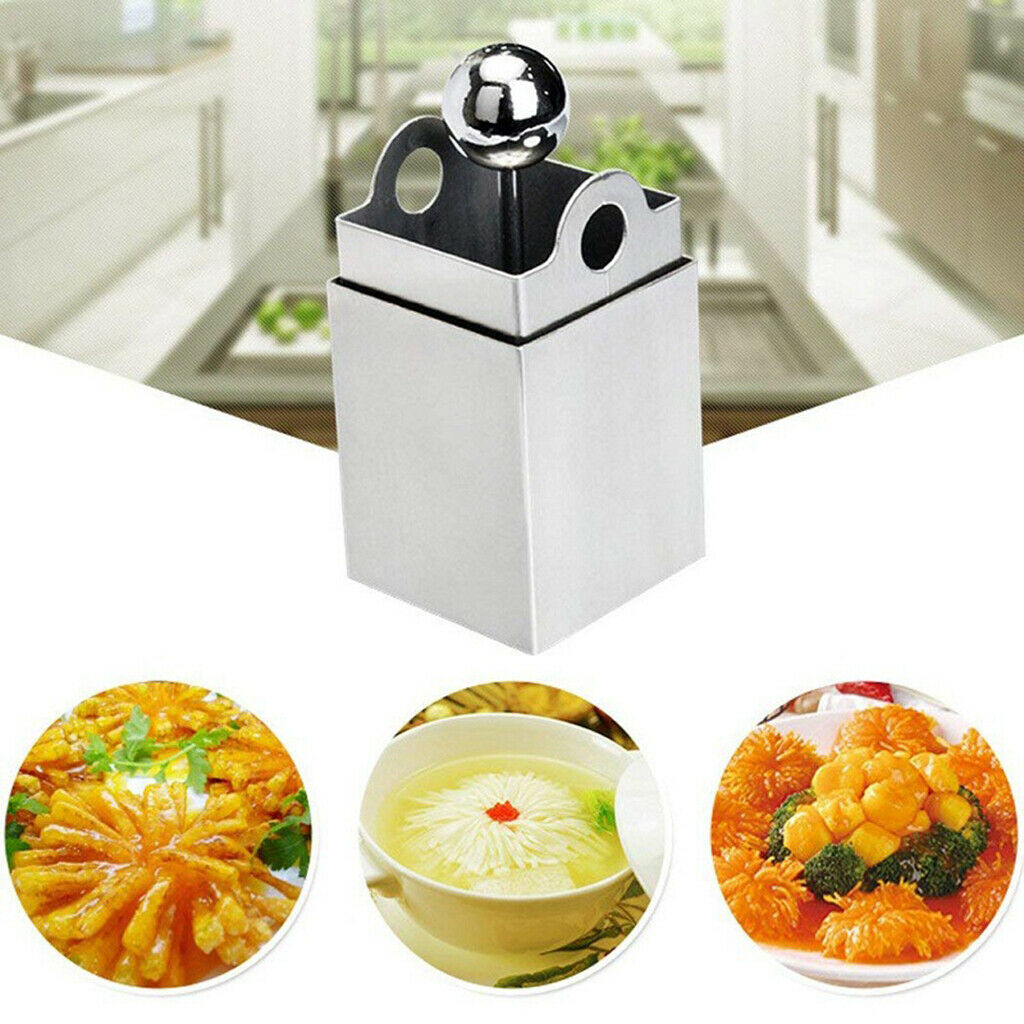 Flower Tofu Cutter Stainless Handy Slicer Shredder Cooking Vegetable Tools