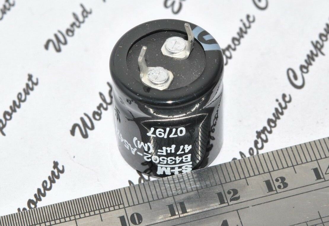 1pcs - SIEMENS 47uF (47µF) 450V Snap-In Capacitor- B43502-A5476-M
