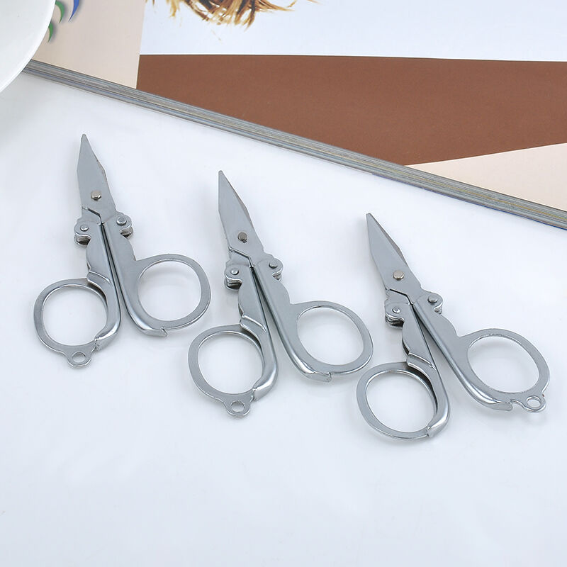 Stainless Steel Handy Folding Pocket Travel Small Cutter Crafts Sewing Scissors