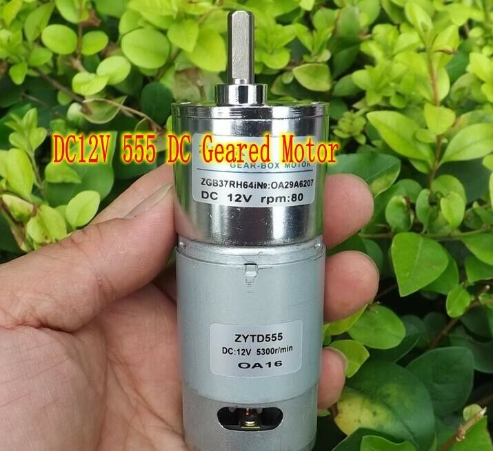 555 DC motor DC12V Micro gear motor electric motor Adjustable speed Reversible
