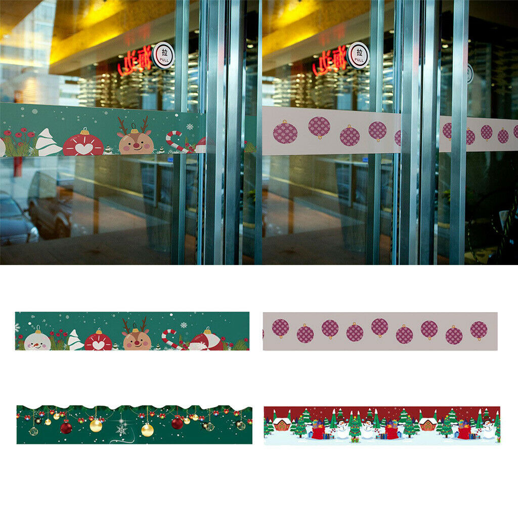 5m Merry Christmas Kitchen Bathroom PVC Tile Floor Waistline  Style01