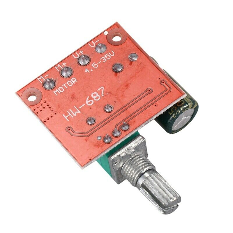 DC5-35V 5A PWM DC Motor Speed Controller LED Light Dimmer Switch 10KHz(Pack ofS3