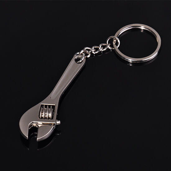 Stainless Steel Keychain Adjustable Creative Wrench Spanner Key Chain Keyring US