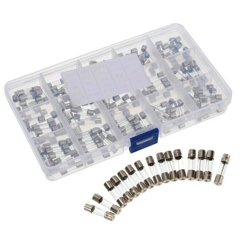 150Pcs 250V Fast-Blow 5X20mm Fuses  Blow Car Tube Fuses Assorted Kit J3D8