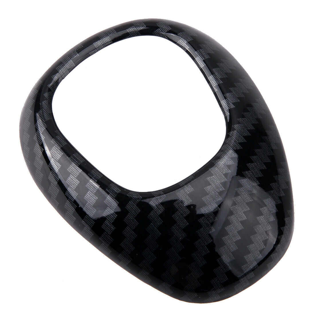 Carbon Fiber Style Gear Shift Knob Cover Fit For Chevrolet Equinox 2017-19 ABS