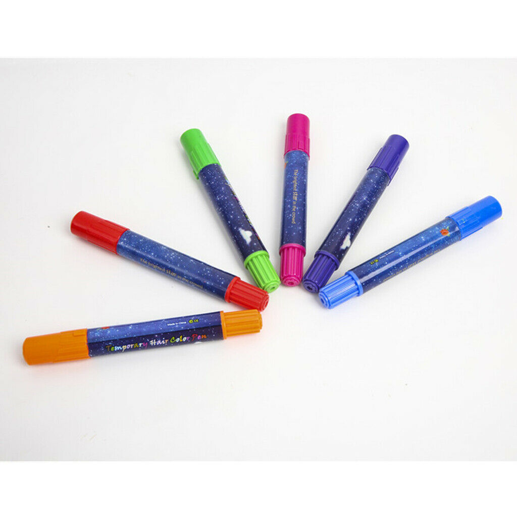 10 Color Hair Chalk, Temporary Hair Chalk Crayon Pens Salon Washable