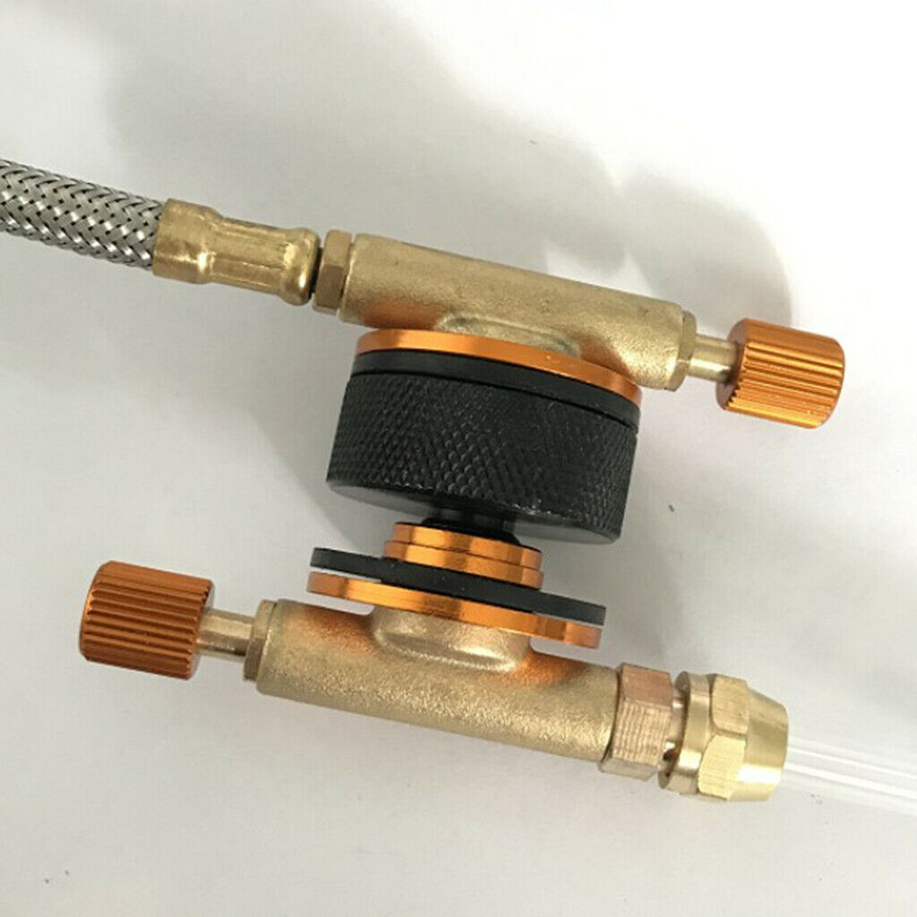 Gas Propane Regulator Valve Propane Refill Adapter Outdoor Camping Alloy