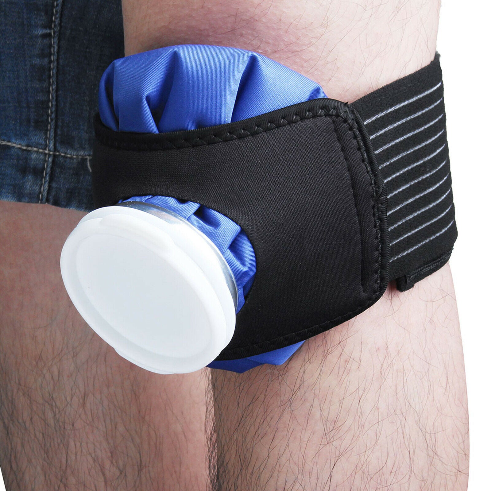 9'' Reusable Sport Injury Pain Therapy Belt Heat Hot Cold Cooler Ice Pack Bag
