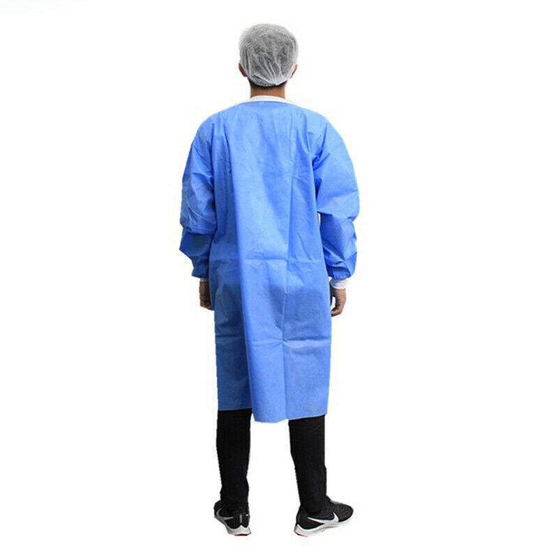 1pcs Disposable Medical Laboratory Isolation Cover Gown Surgical Clothes Unif KX