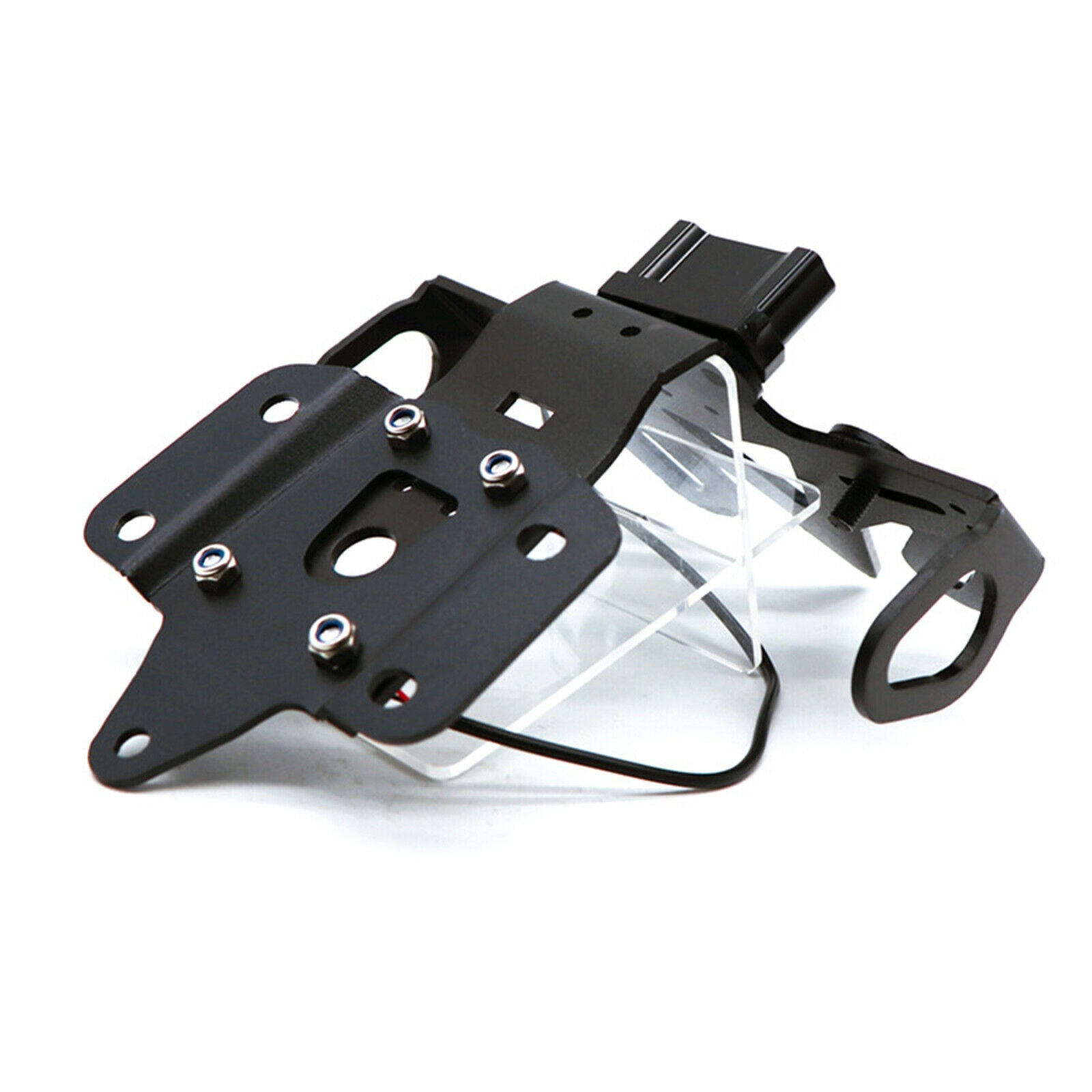 Rear Tidy License Plate Holder w/ LED Light Set for YAMAHA MT07 FZ-07 MT-07