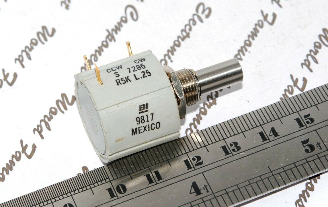 1pcs - Bi Technologies 5K Wirewound Potentiometer 7286R5KL.25 10 Multi-Turn