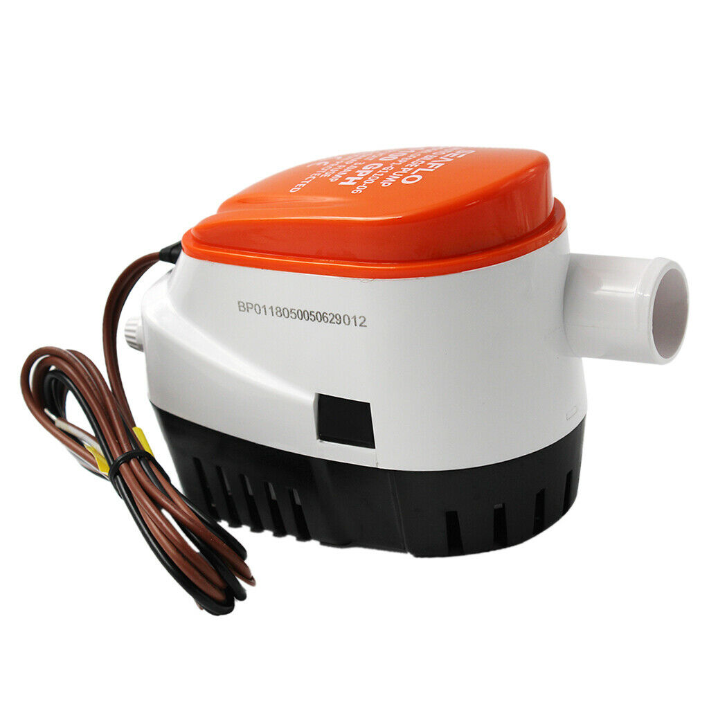 Plastic 1100GPH Marine Automobile Submersible Bilge Water Pump Float Switch