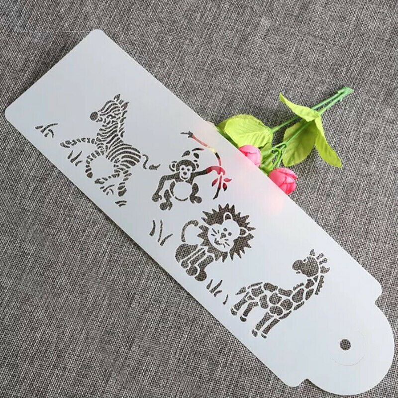 Cute Animal Cake Airbrush Painting Art DIY Home Decor Crafts Stencil Temp.l8