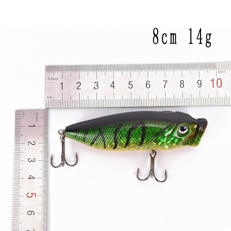 8cm 14g fishing lures hard baits artificial popper crankbait wobblers bait.l8
