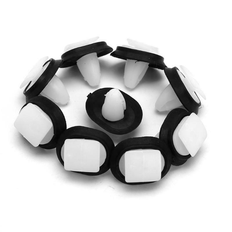50x Exterior Side Moulding Rub Bumpstrip Lower Door Trim Clips For Fiat Ducato