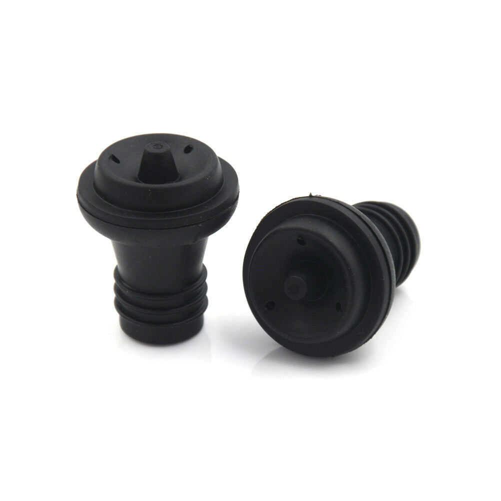 4pcs Black Wine Bottle Vacuum Saver Sealer Plug MNtton Stoppers Preserver P SJ