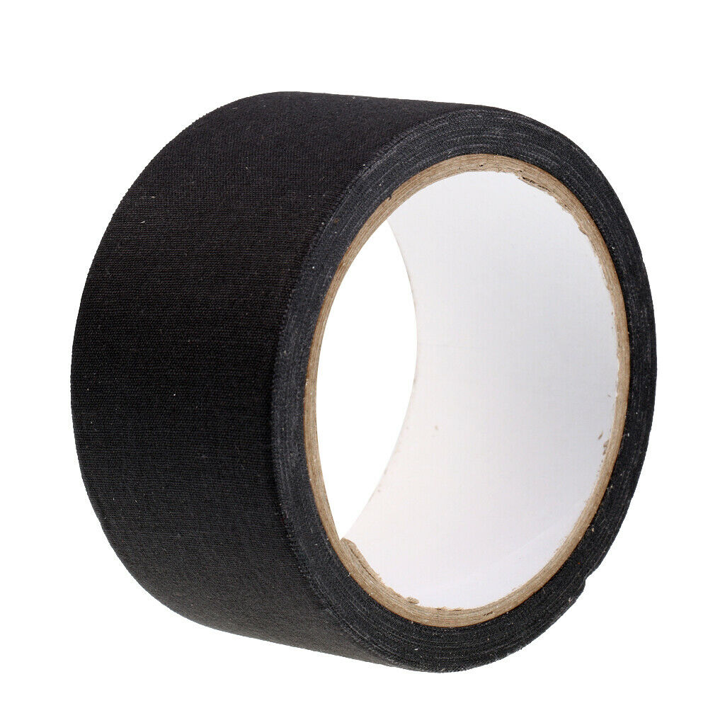 10m 4.9cm Camo Adhesive Tape Waterproof Cloth Tape Hunting Accessory Black