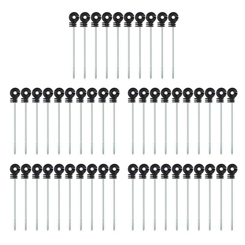 25 PCS Electric Fence Distance Insulators, Plastic  Insulators Long Distance SR2