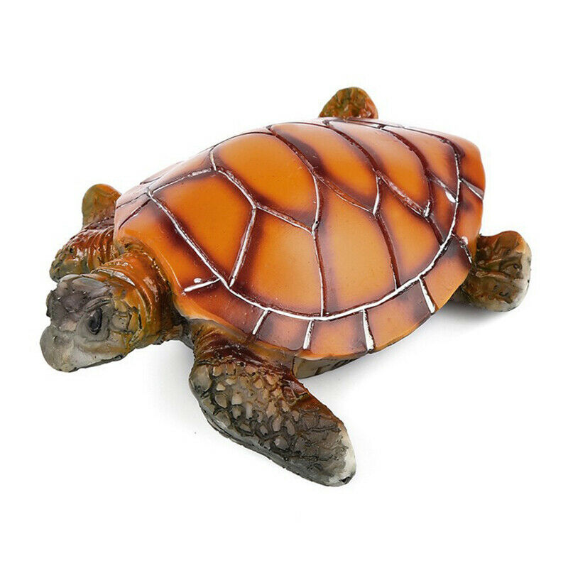 Aquarium Ornament Polyresin Tortoise Artificial Fish Tank Turtle DecorationBDAU
