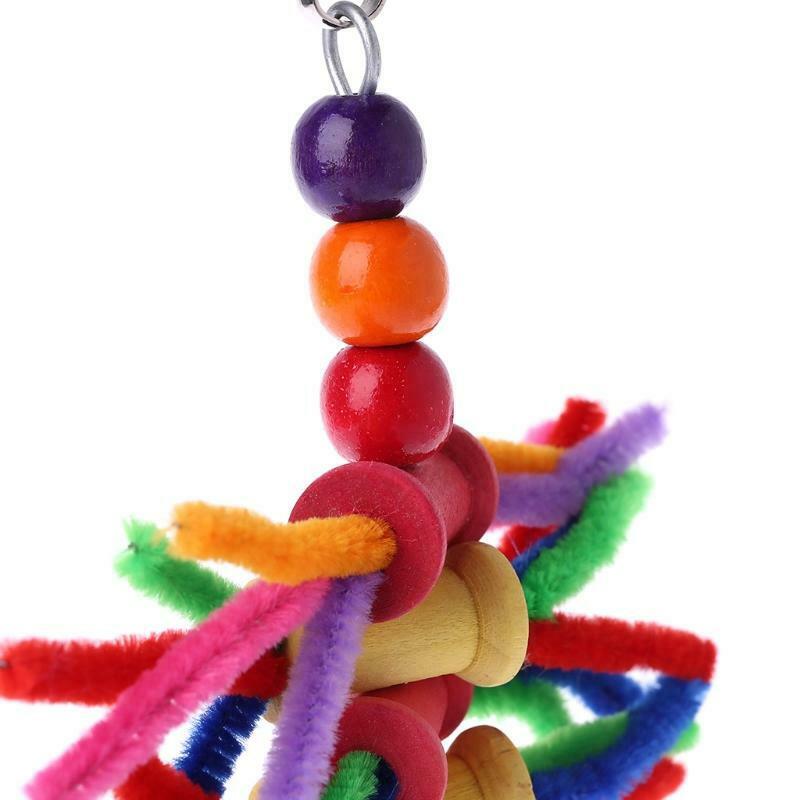Parrot Chew Toys Multicolor Bird Parrot Bite String Toys Swing Cage Accessories