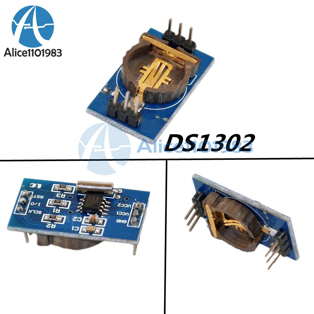 2pcs Arduino  RTC  DS1302  Real Time Clock Module For AVR ARM PIC SMD